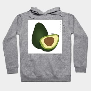 Avacado Fruit Art Hoodie